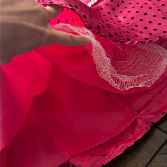 Pink Polka Dot Witch Costume with Hat - Picture 6 of 9